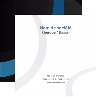 creer modele en ligne flyers web design noir fond noir bleu MIFBE78689