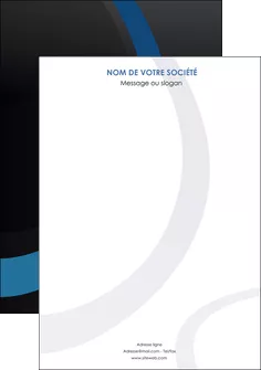creer modele en ligne affiche web design noir fond noir bleu MIFBE78711