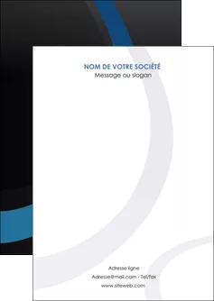 faire flyers web design noir fond noir bleu MIFBE78715