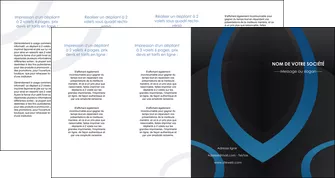 personnaliser maquette depliant 4 volets  8 pages  web design noir fond noir bleu MIFBE78725