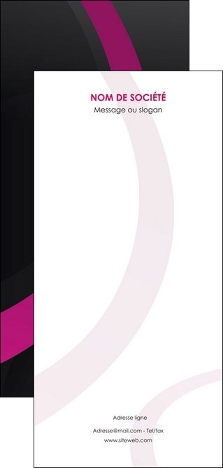 personnaliser modele de flyers web design noir fond noir violet MLGI79001