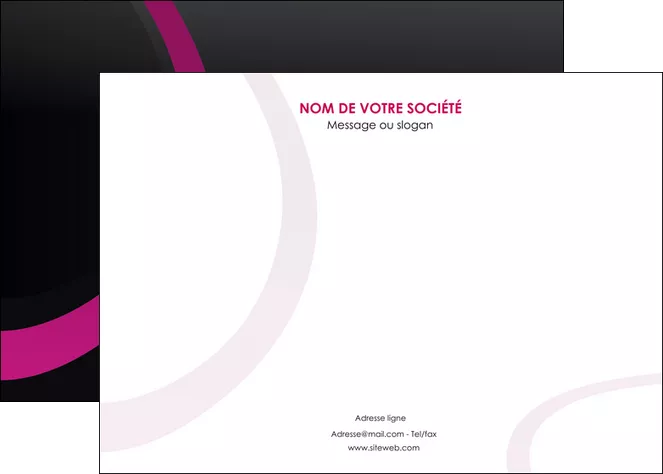 imprimer affiche web design noir fond noir violet MLGI79023