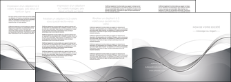 creation graphique en ligne depliant 4 volets  8 pages  web design gris fond gris texture MIF79473
