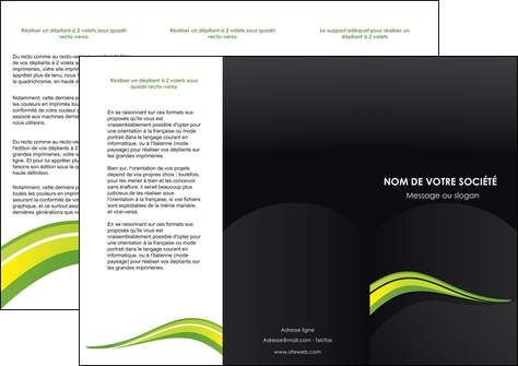 faire modele a imprimer depliant 3 volets  6 pages  paysage vert gris nature MLIP80375