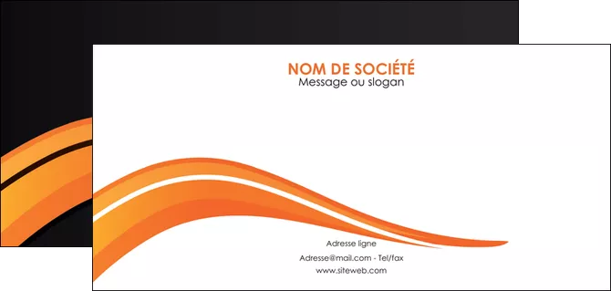 realiser flyers web design orange gris couleur froide MLGI80437