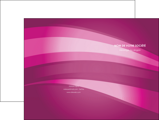 faire pochette a rabat web design rose rose fuschia couleur MIF80519