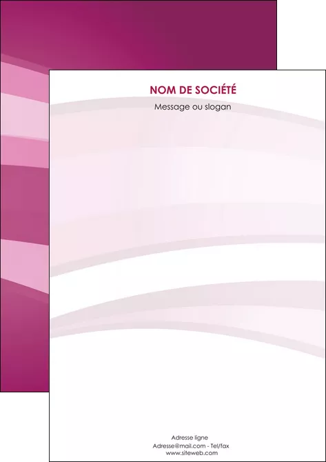 cree affiche web design rose rose fuschia couleur MIFCH80547