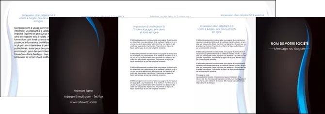 faire depliant 4 volets  8 pages  web design gris fond gris fond MLGI80867