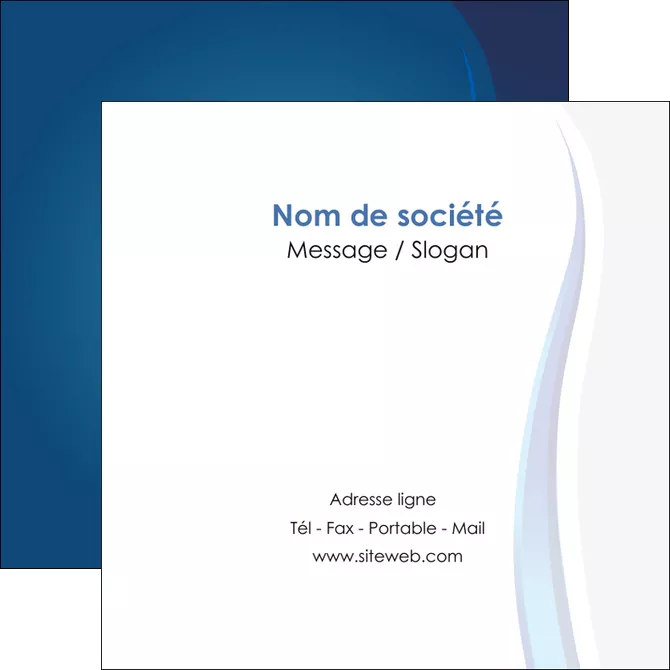 imprimerie flyers web design bleu couleurs froides fond bleu MLGI81591