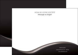 personnaliser modele de affiche web design noir blanc fond noir MLGI81889