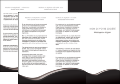 imprimerie depliant 3 volets  6 pages  web design noir blanc fond noir MLGI81895