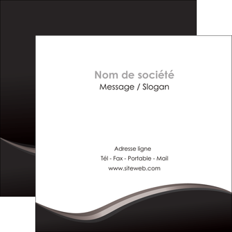 exemple flyers web design noir blanc fond noir MLGI81903