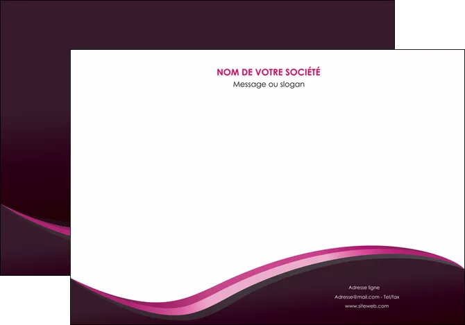 creation graphique en ligne affiche web design violet noir fond noir MLGI81943
