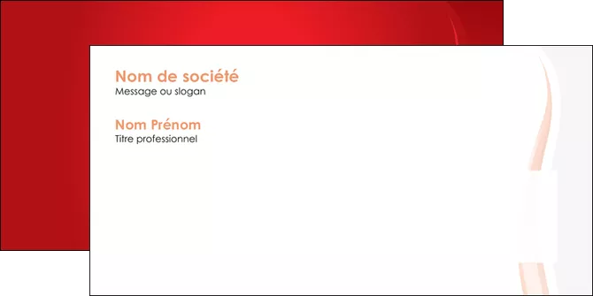 impression enveloppe web design rouge couleur colore MLGI82311