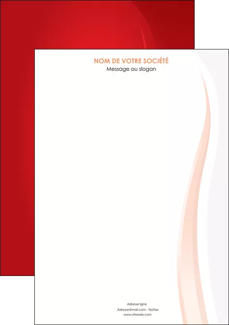 exemple affiche web design rouge couleur colore MLGI82331