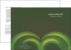 imprimer depliant 2 volets  4 pages  espaces verts texture contexture abstrait MIDCH85469