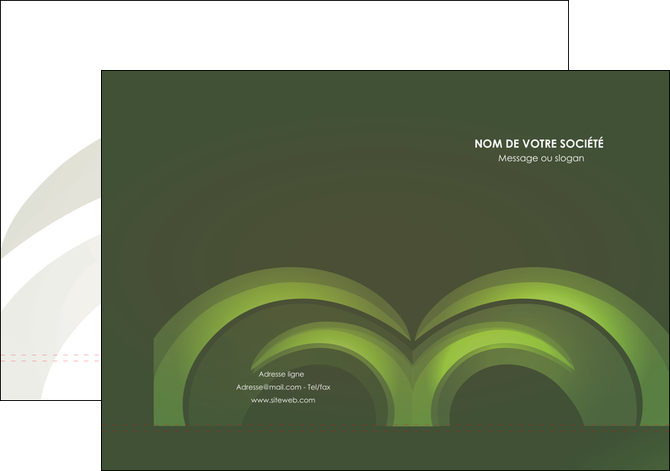 personnaliser modele de pochette a rabat espaces verts texture contexture abstrait MLGI85477