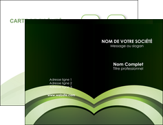 creation graphique en ligne carte de visite web design vert vert fonce texture MIF85755