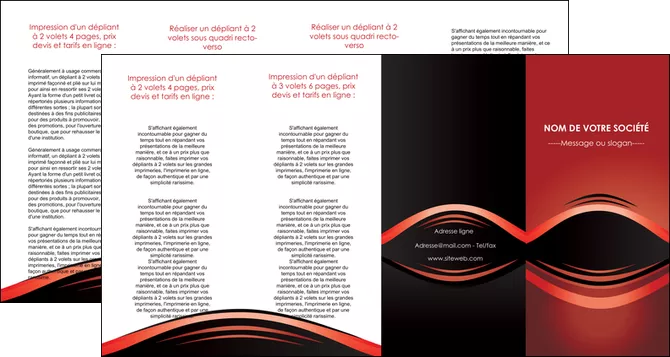 creer modele en ligne depliant 4 volets  8 pages  web design texture contexture abstrait MLGI86307