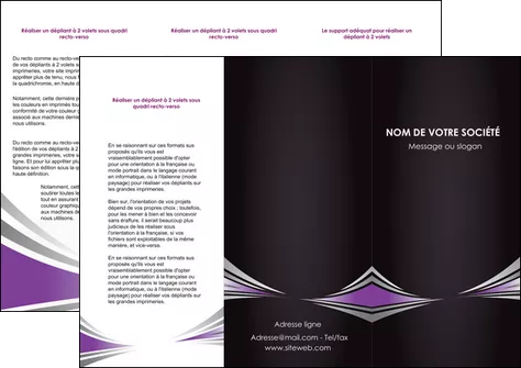 faire depliant 3 volets  6 pages  web design texture contexture structure MLGI86561
