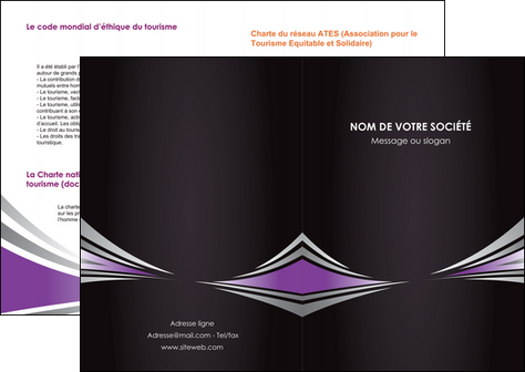 creer modele en ligne depliant 2 volets  4 pages  web design texture contexture structure MLGI86589