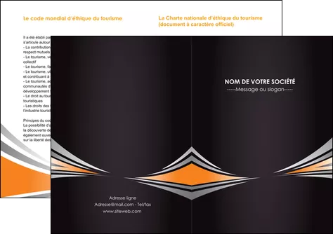exemple depliant 2 volets  4 pages  web design texture contexture structure MLGI86627