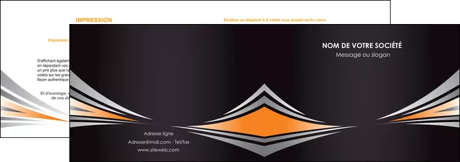 exemple depliant 2 volets  4 pages  web design texture contexture structure MLGI86633
