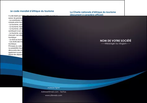 exemple depliant 2 volets  4 pages  web design texture contexture structure MID87005