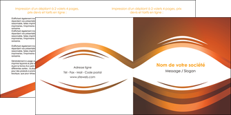 personnaliser modele de depliant 2 volets  4 pages  web design texture contexture structure MLGI87809
