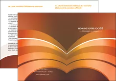 imprimerie depliant 2 volets  4 pages  bijouterie abstrait affaires arriere plan MIFBE88287