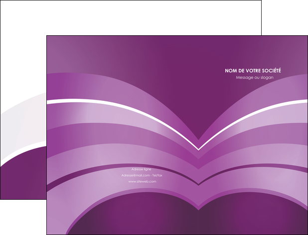 faire pochette a rabat web design abstrait violet violette MLGI88349