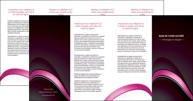 faire modele a imprimer depliant 4 volets  8 pages  web design texture contexture structure MLGI88677