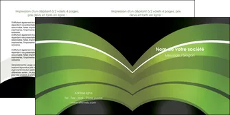 realiser depliant 2 volets  4 pages  web design texture contexture structure MLGI89057