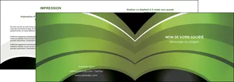 cree depliant 2 volets  4 pages  web design texture contexture structure MLGI89071