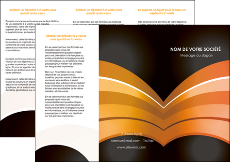 cree depliant 3 volets  6 pages  web design texture contexture structure MLGI89123