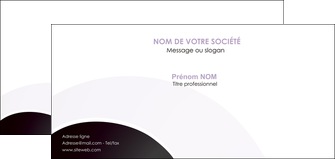 personnaliser modele de carte de correspondance web design abstrait violet violette MIFBE89187