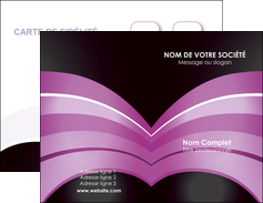 maquette en ligne a personnaliser carte de visite web design abstrait violet violette MLIG89201