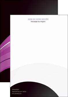 imprimer affiche web design abstrait violet violette MIFCH89205
