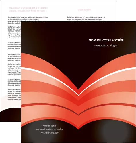 imprimerie depliant 2 volets  4 pages  web design abstrait abstraction arriere plan MLGI89443