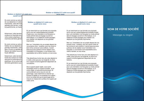 modele depliant 3 volets  6 pages  web design texture contexture structure MLIP90107