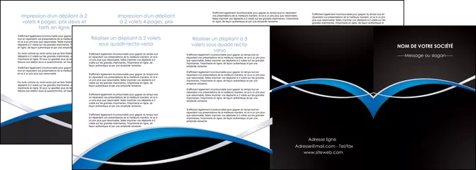 creer modele en ligne depliant 4 volets  8 pages  reseaux texture contexture structure MIFLU90901