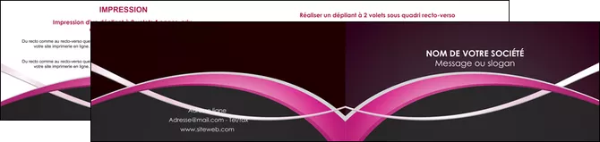 creer modele en ligne depliant 2 volets  4 pages  web design texture contexture structure MLGI90979