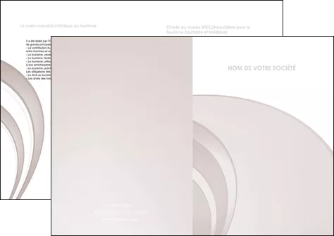 impression depliant 2 volets  4 pages  web design texture contexture structure MID92425