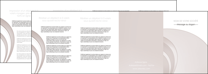 imprimer depliant 4 volets  8 pages  web design texture contexture structure MMIF92447