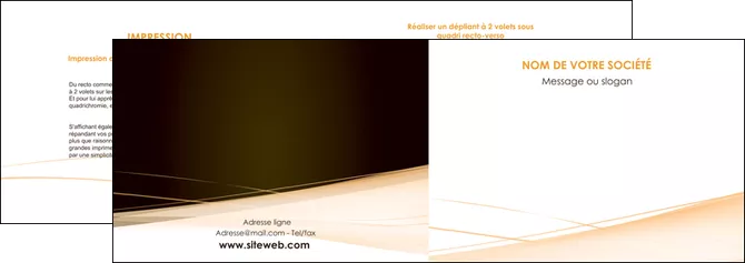 creation graphique en ligne depliant 2 volets  4 pages  web design texture contexture structure MID92991