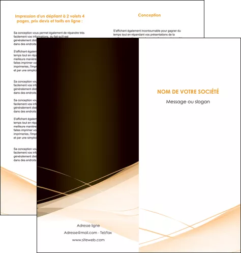 imprimer depliant 2 volets  4 pages  web design texture contexture structure MIFCH93003
