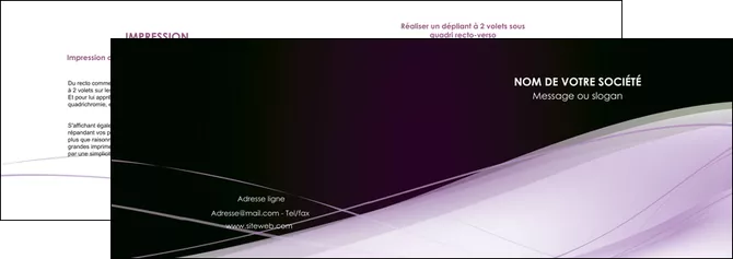 faire modele a imprimer depliant 2 volets  4 pages  reseaux texture contexture structure MID93067