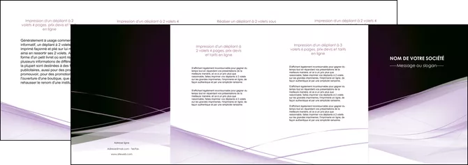 cree depliant 4 volets  8 pages  reseaux texture contexture structure MLGI93093