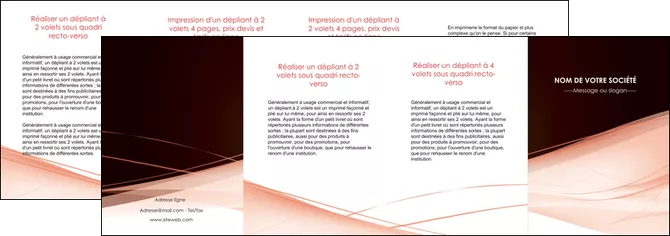 modele depliant 4 volets  8 pages  web design texture contexture structure MIFCH93439