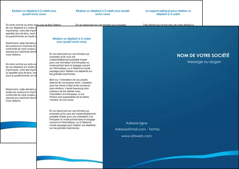 exemple depliant 3 volets  6 pages  web design texture contexture structure MLIGLU93501